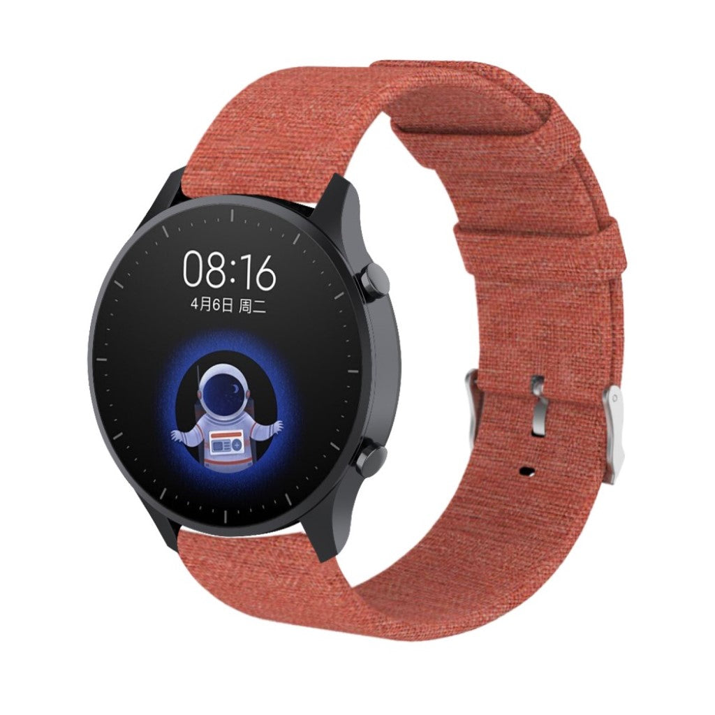 Super hårdfør Xiaomi Watch Color Nylon Rem - Orange#serie_5