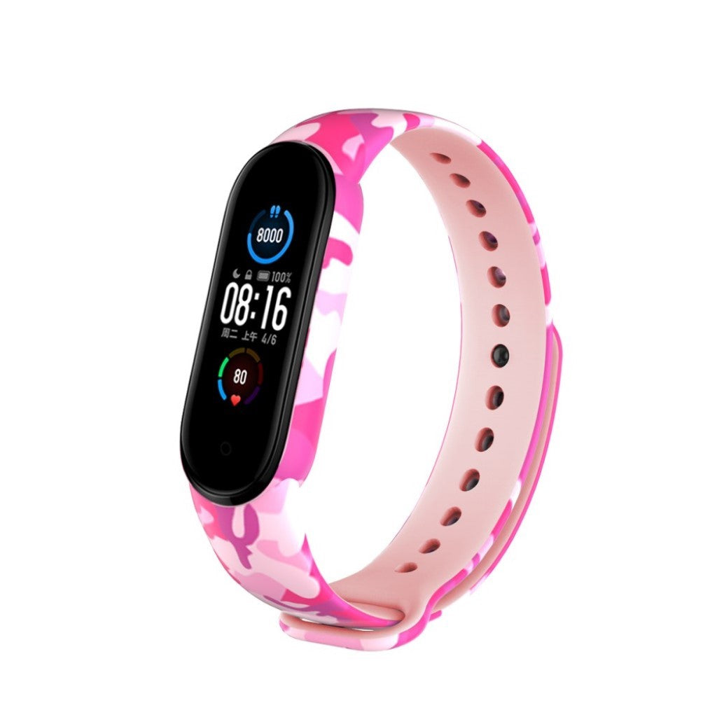 Super kønt Xiaomi Mi Band 5 Silikone Rem - Pink#serie_12