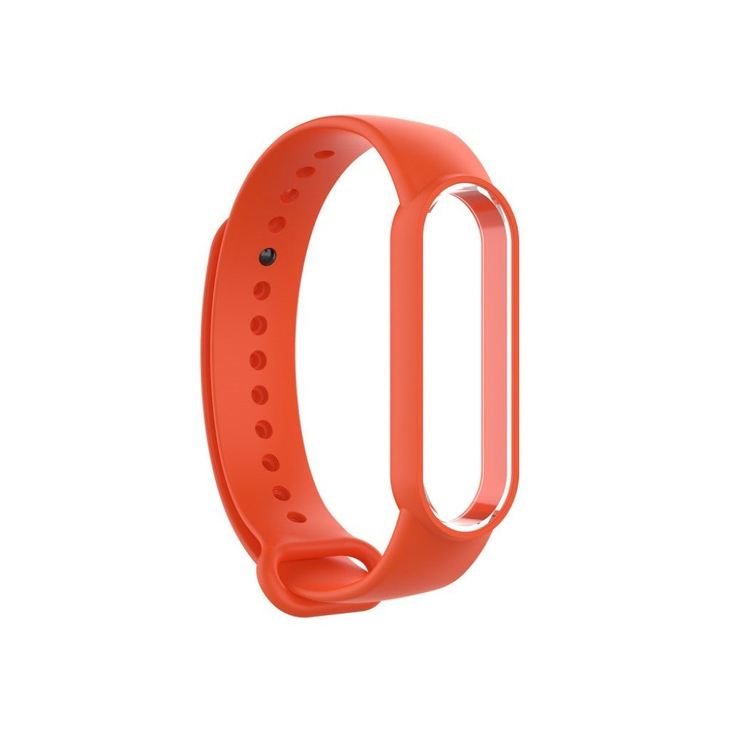 Mega fed Xiaomi Mi Band 5 Silikone Rem - Orange#serie_7