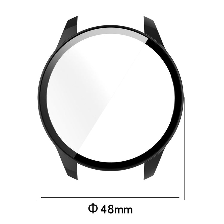 Super Pænt Xiaomi Mi Watch Color Sports Cover med Skærmbeskytter i Plastik og Hærdet Glas - Gennemsigtig#serie_1