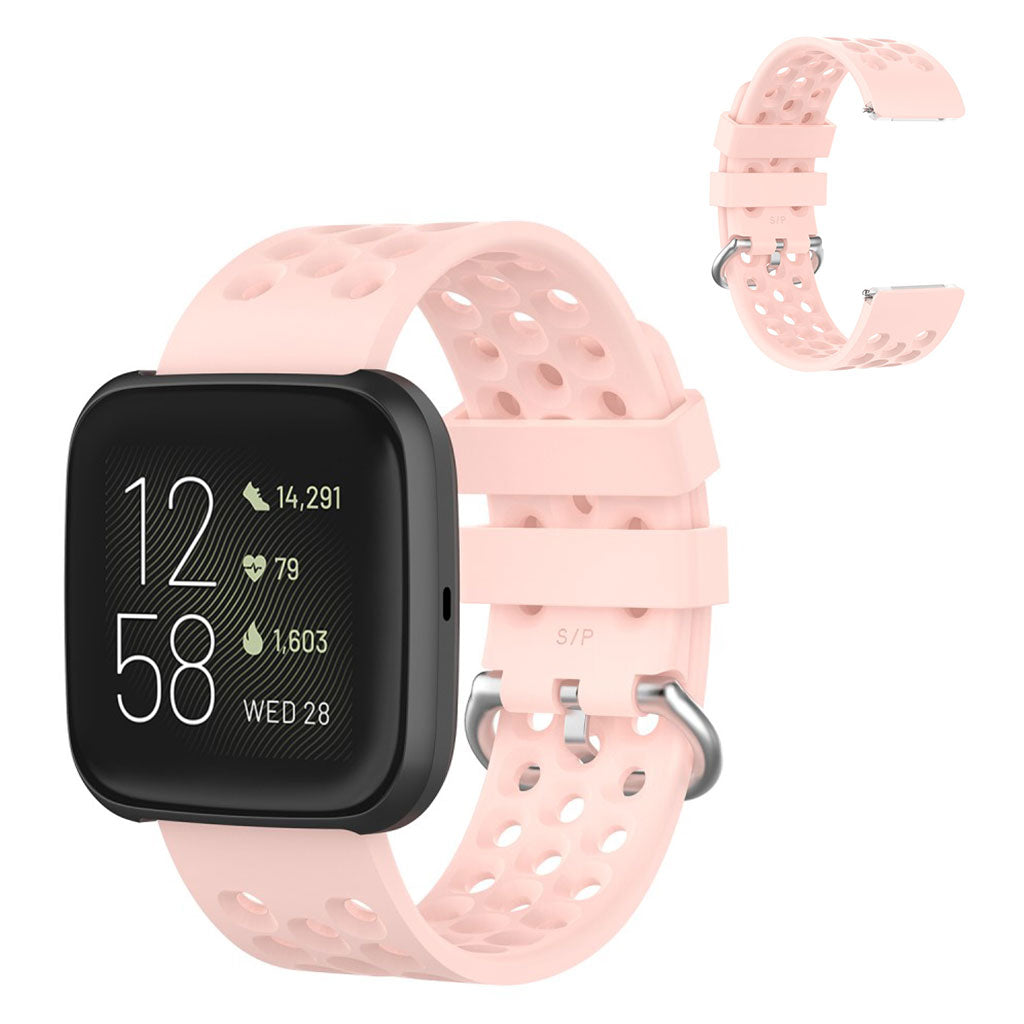 Sejt Fitbit Versa 2 / Fitbit Versa Lite Silikone Urrem - Pink#serie_5