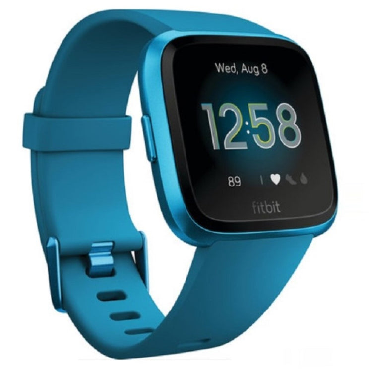 Vildt skøn Fitbit Versa 2 Silikone Rem - Blå#serie_4
