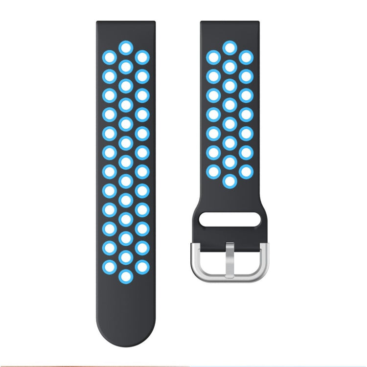 Meget fed Fitbit Versa 2 Silikone Rem - Blå#serie_5