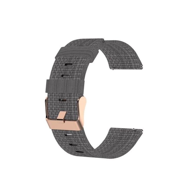 Helt vildt rart Fitbit Versa 2 / Fitbit Blaze Nylon Rem - Sølv#serie_10
