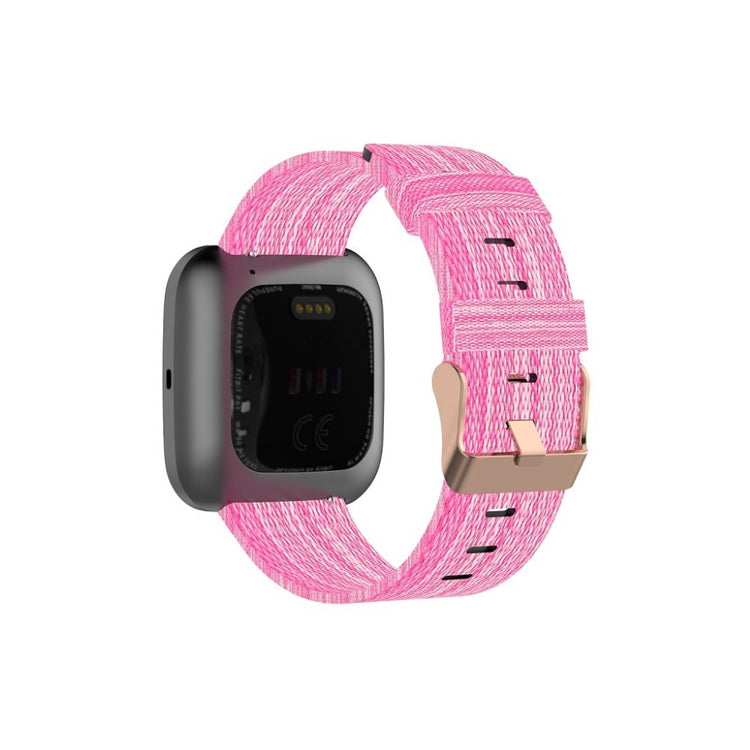 Helt vildt rart Fitbit Versa 2 / Fitbit Blaze Nylon Rem - Pink#serie_5
