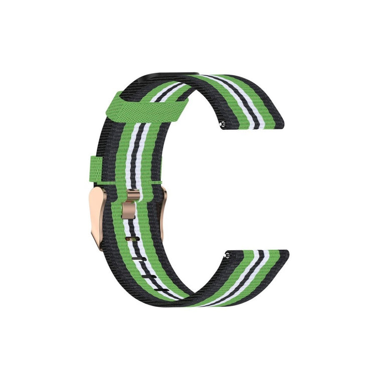 Helt vildt rart Fitbit Versa 2 / Fitbit Blaze Nylon Rem - Grøn#serie_8