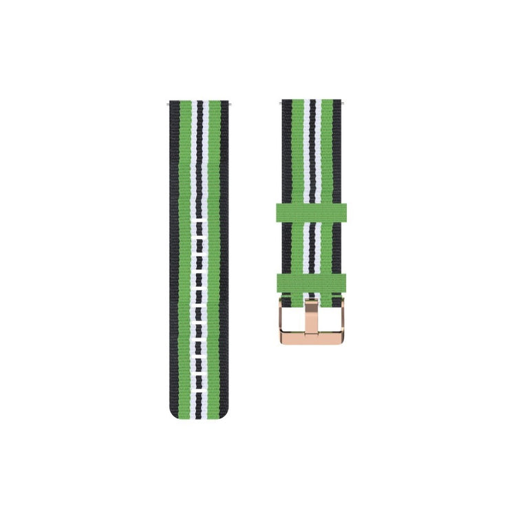 Helt vildt rart Fitbit Versa 2 / Fitbit Blaze Nylon Rem - Grøn#serie_8