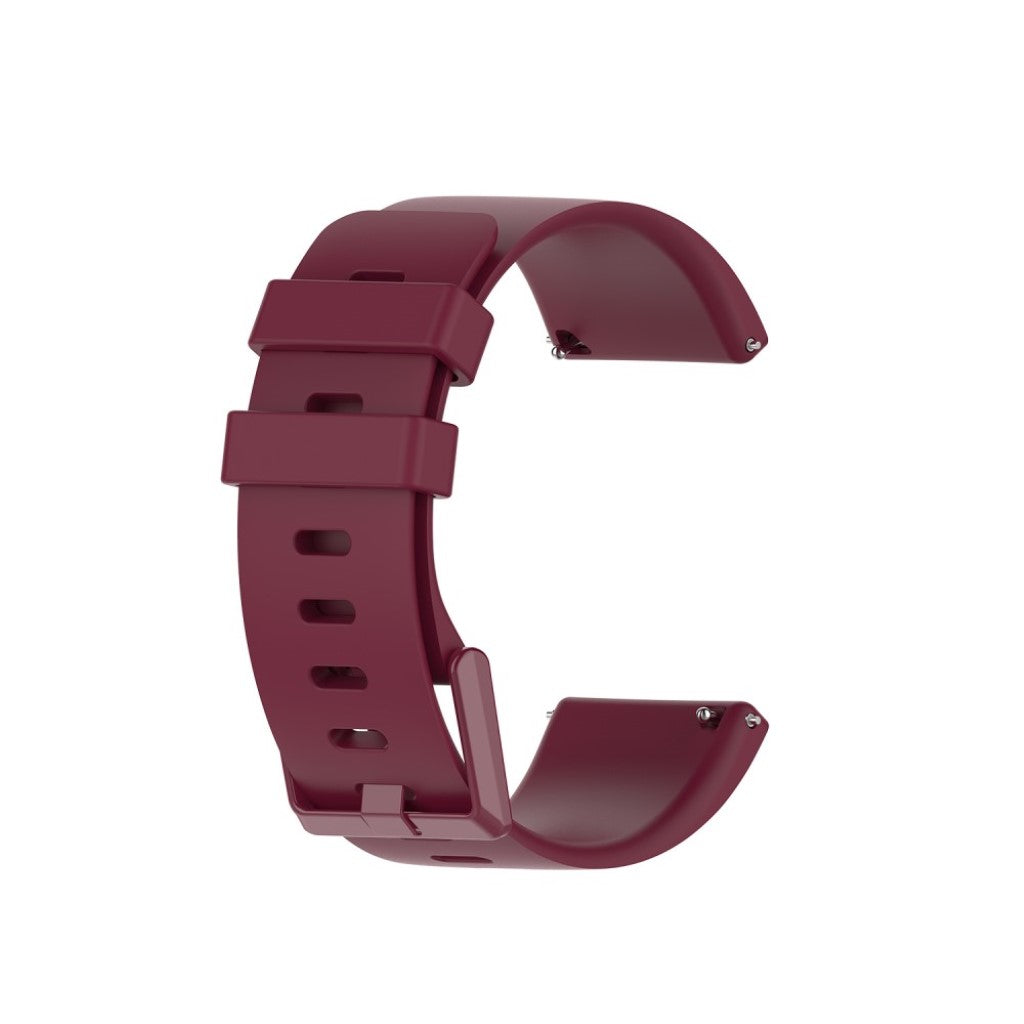 Stilfuld Fitbit Versa 2 / Fitbit Versa Lite Silikone Rem - Størrelse: L - Rød#serie_4