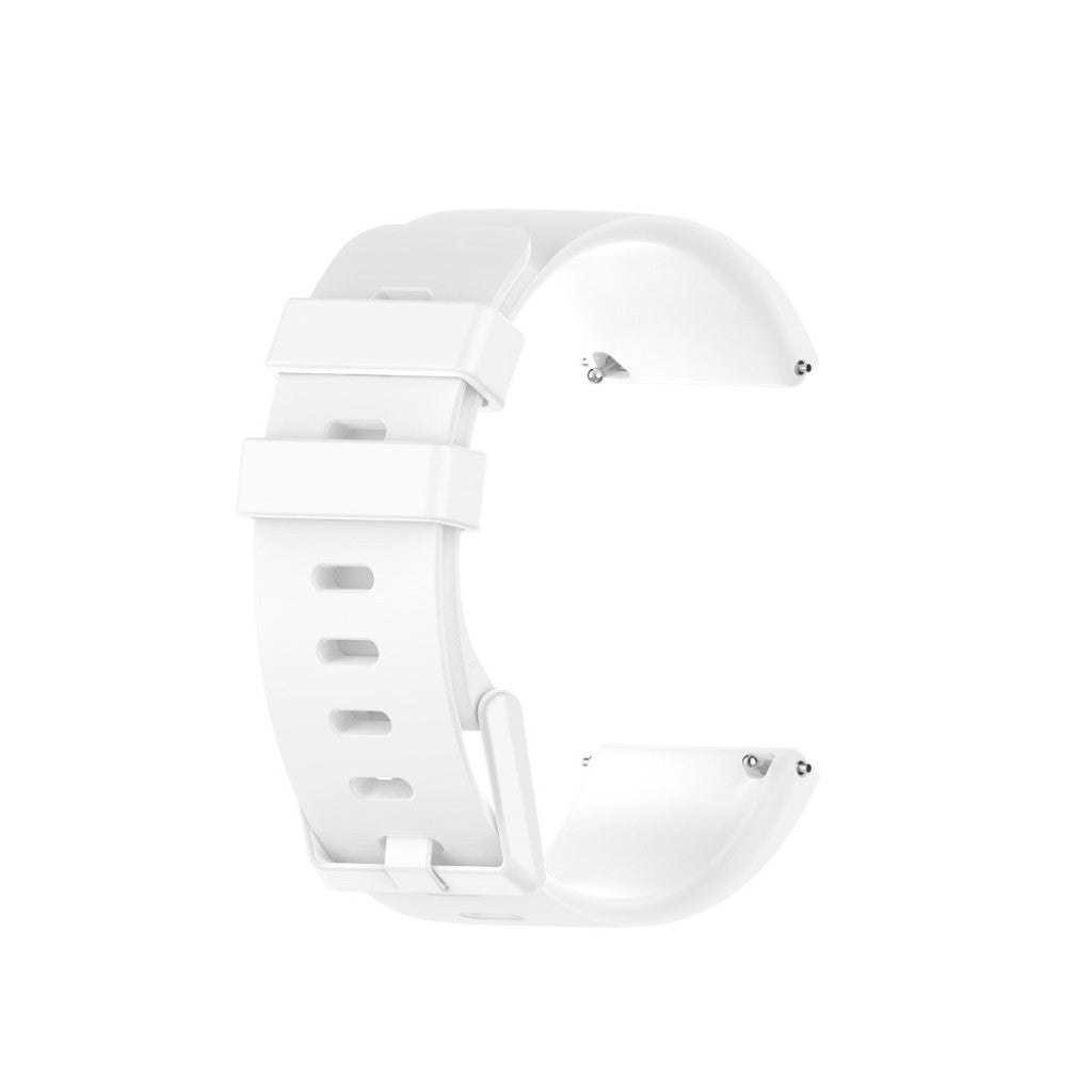 Vildt sejt Fitbit Versa 2 / Fitbit Versa Lite Silikone Rem - Størrelse: S - Hvid#serie_2
