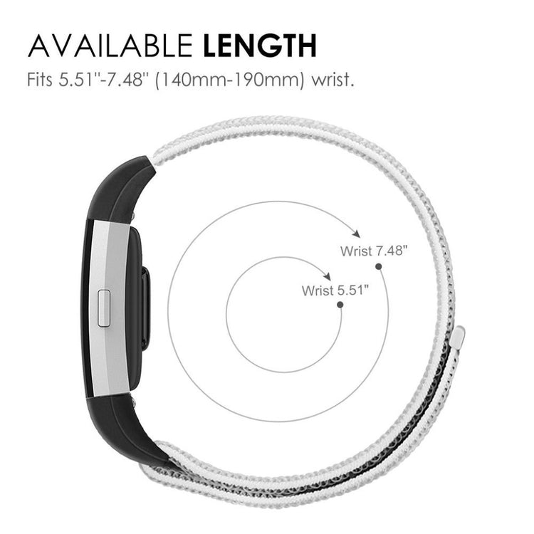 Vildt godt Fitbit Charge 2 Nylon Rem - Sølv#serie_3