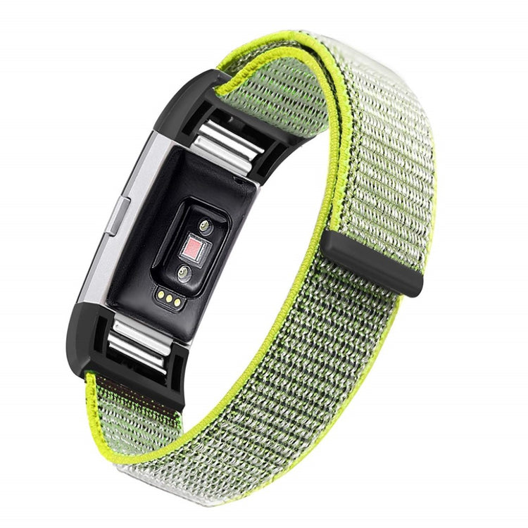 Vildt godt Fitbit Charge 2 Nylon Rem - Grøn#serie_6