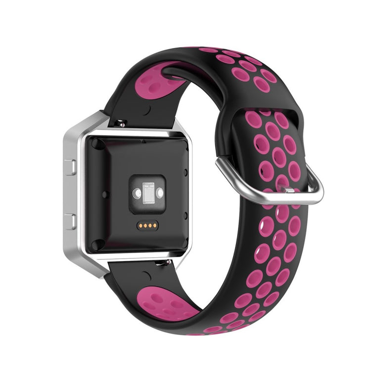 Meget nydelig Universal Fitbit Silikone Rem - Pink#serie_7