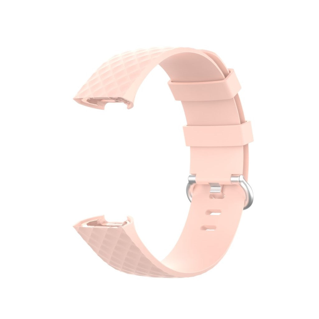 Alle tiders Fitbit Charge 3 / Fitbit Charge 4 Silikone Rem - Pink#serie_10