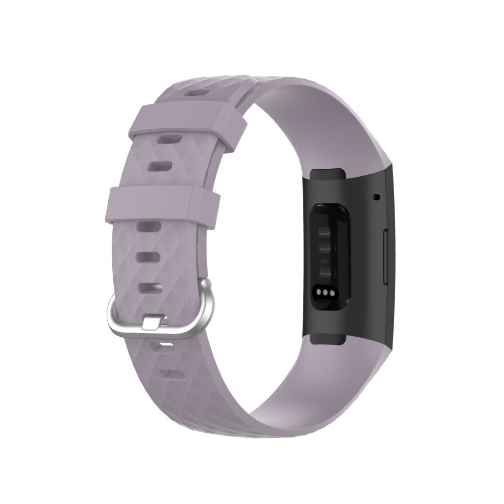 Alle tiders Fitbit Charge 3 / Fitbit Charge 4 Silikone Rem - Lilla#serie_13