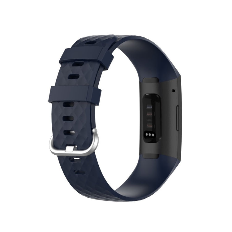 Alle tiders Fitbit Charge 3 / Fitbit Charge 4 Silikone Rem - Blå#serie_4
