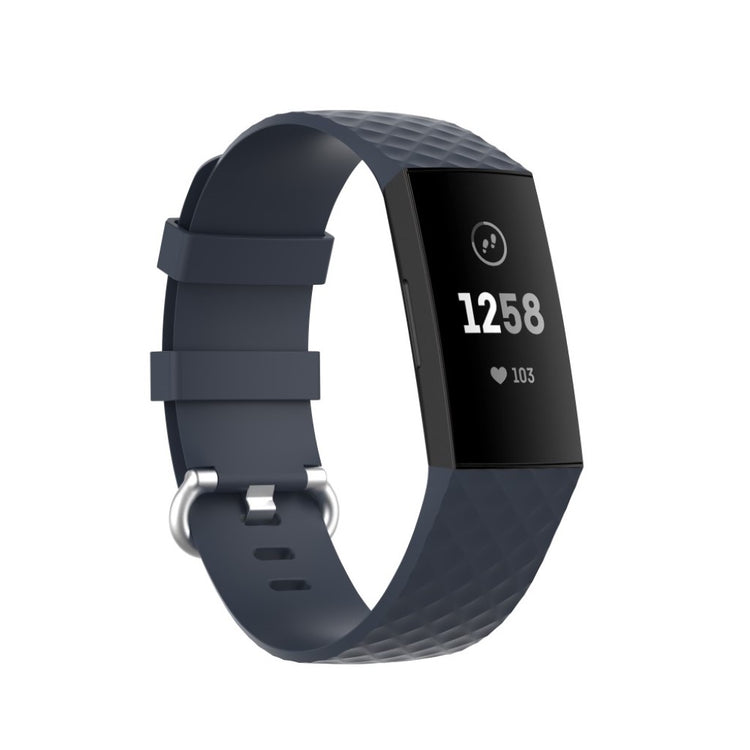 Alle tiders Fitbit Charge 3 / Fitbit Charge 4 Silikone Rem - Blå#serie_7