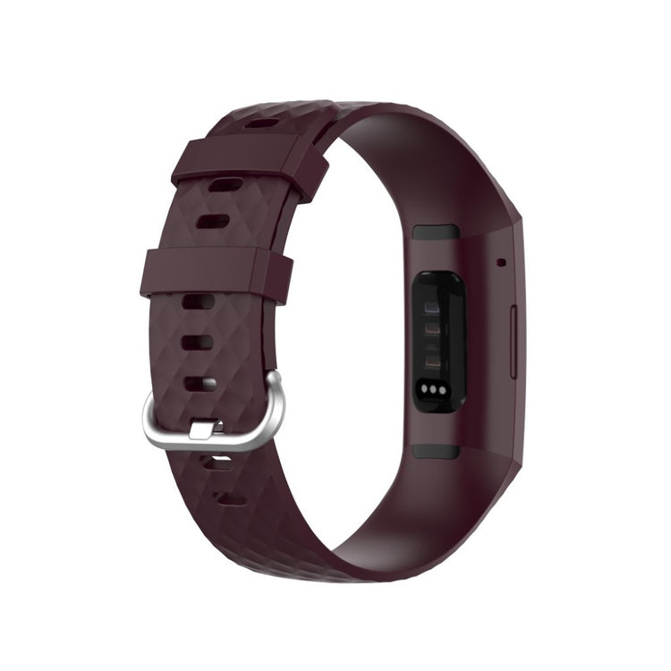 Alle tiders Fitbit Charge 3 / Fitbit Charge 4 Silikone Rem - Brun#serie_8