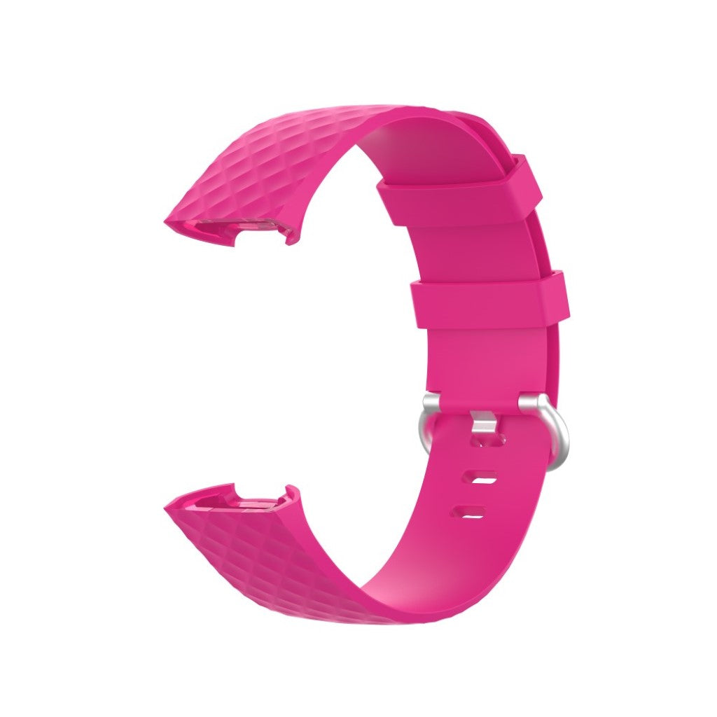 Alle tiders Fitbit Charge 3 / Fitbit Charge 4 Silikone Rem - Pink#serie_9