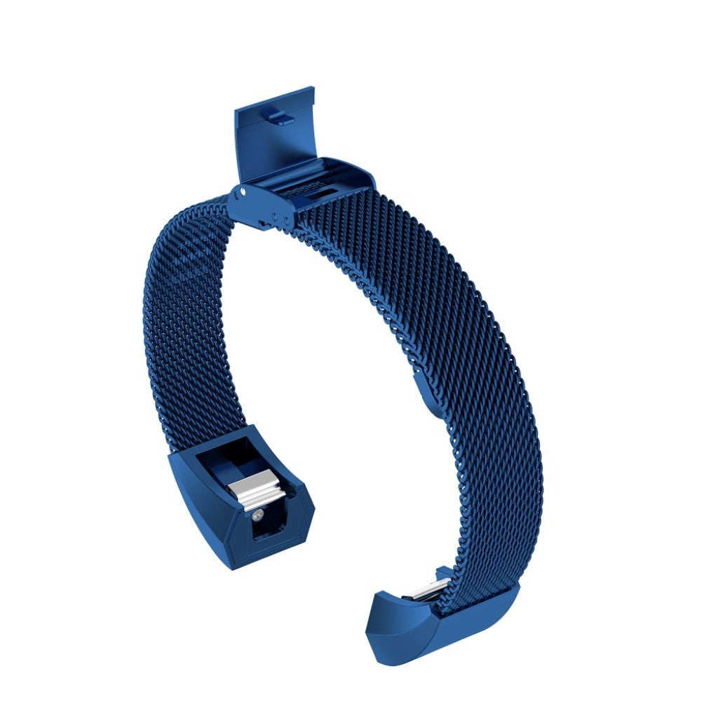 Rigtigt fint Fitbit Alta Metal Rem - Blå#serie_4
