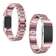 Metal Og Rhinsten Universal Rem passer til Fitbit Charge 4 / Fitbit Charge 3