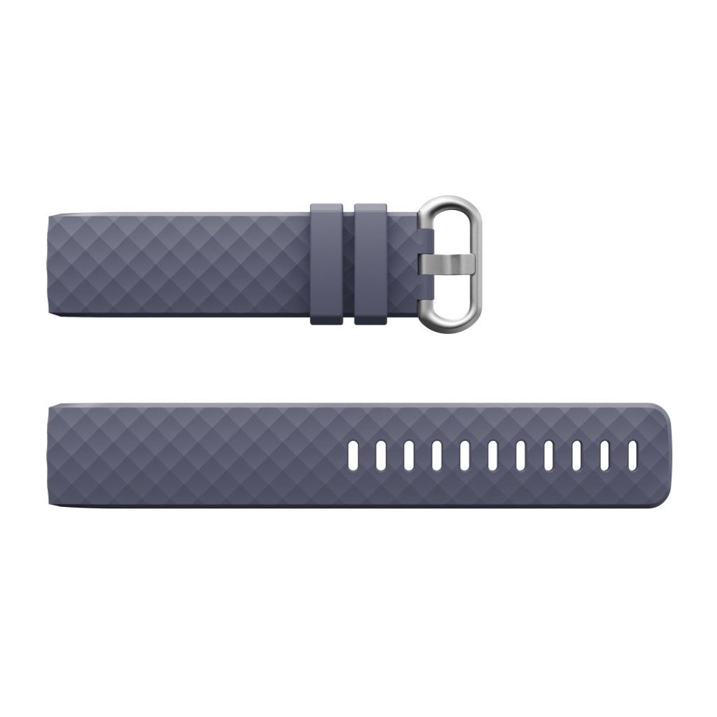 Stilren Fitbit Charge 4 / Fitbit Charge 3 Silikone Rem - Størrelse: S - Blå#serie_9