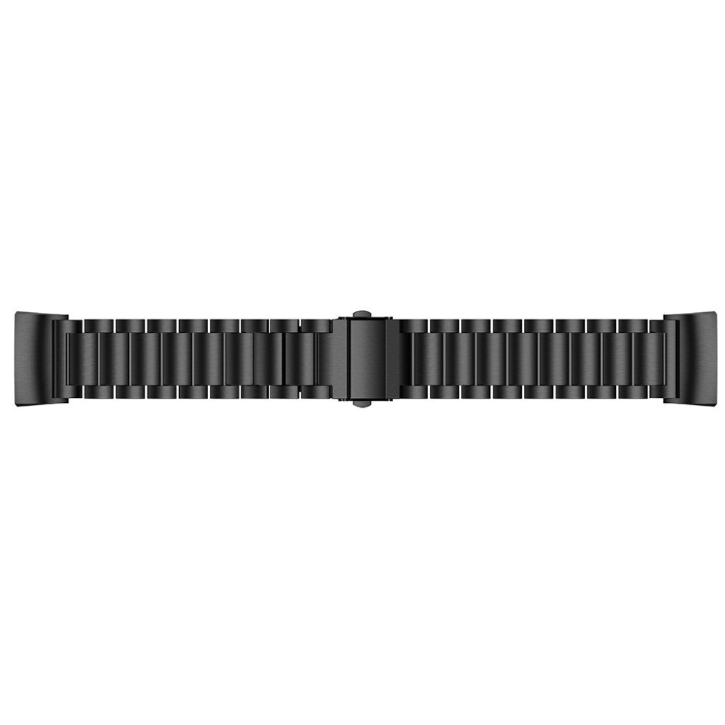 Mega fint Fitbit Charge 4 / Fitbit Charge 3 Metal Rem - Sort#serie_1