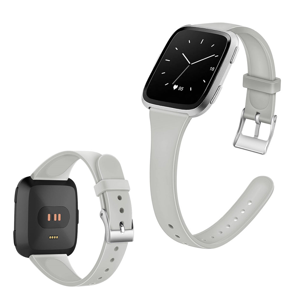 Hvid Fitbit Versa 2 Silikone Urrem#serie_3