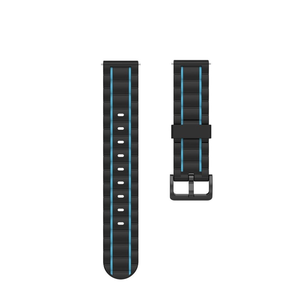 Super flot Fitbit Versa Lite / Fitbit Versa 2 Silikone Rem - Blå#serie_2