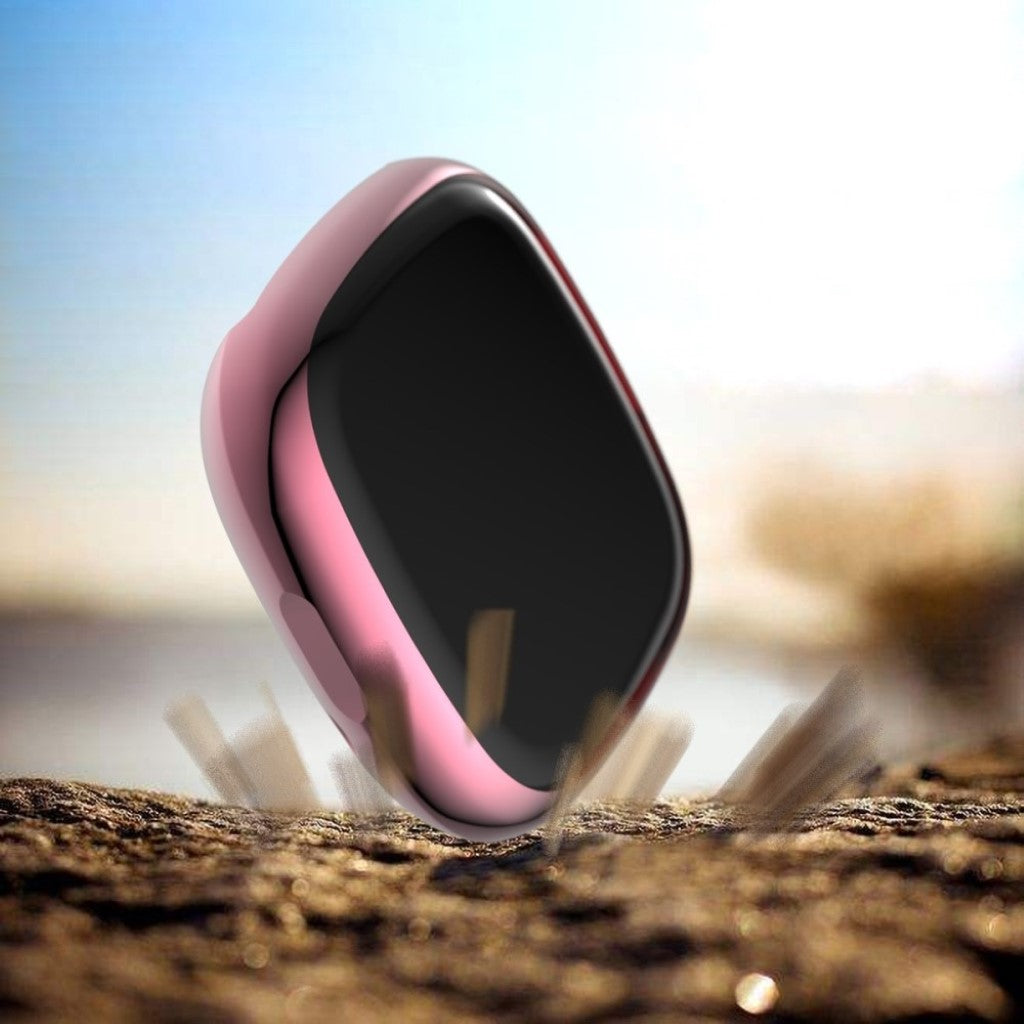 Meget Flot Fitbit Versa 3 / Fitbit Sense Silikone Cover - Pink#serie_4