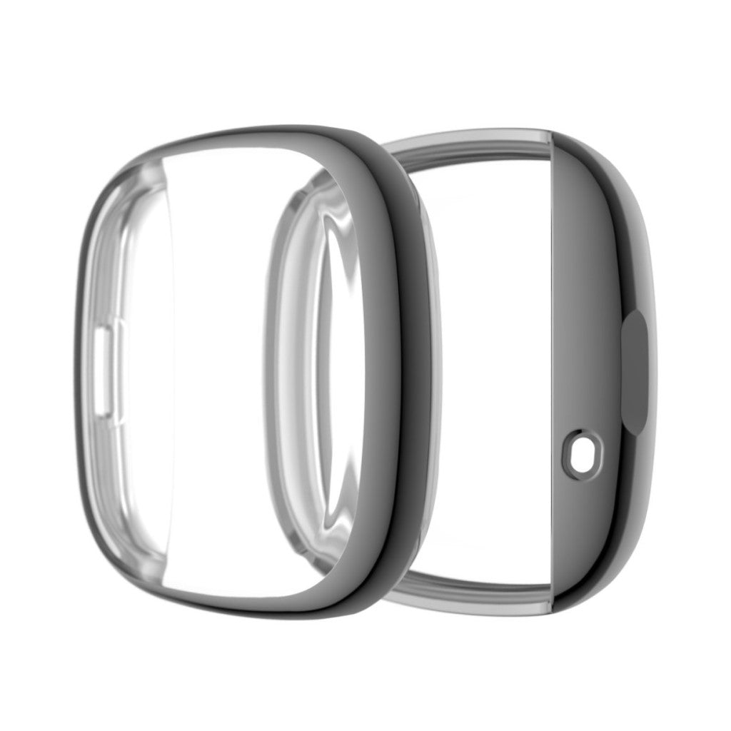 Meget Flot Fitbit Versa 3 / Fitbit Sense Silikone Cover - Sølv#serie_5