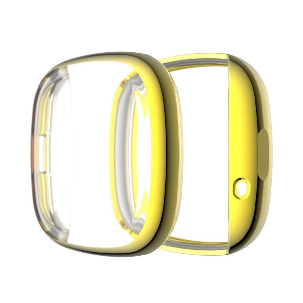 Meget Flot Fitbit Versa 3 / Fitbit Sense Silikone Cover - Guld#serie_6