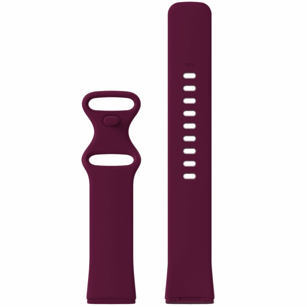 Helt vildt kønt Fitbit Versa 3 / Fitbit Sense Silikone Rem - Størrelse: S - Rød#serie_7