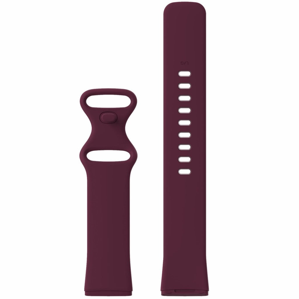 Helt vildt sejt Fitbit Versa 3 / Fitbit Sense Silikone Rem - Størrelse: L - Lilla#serie_11