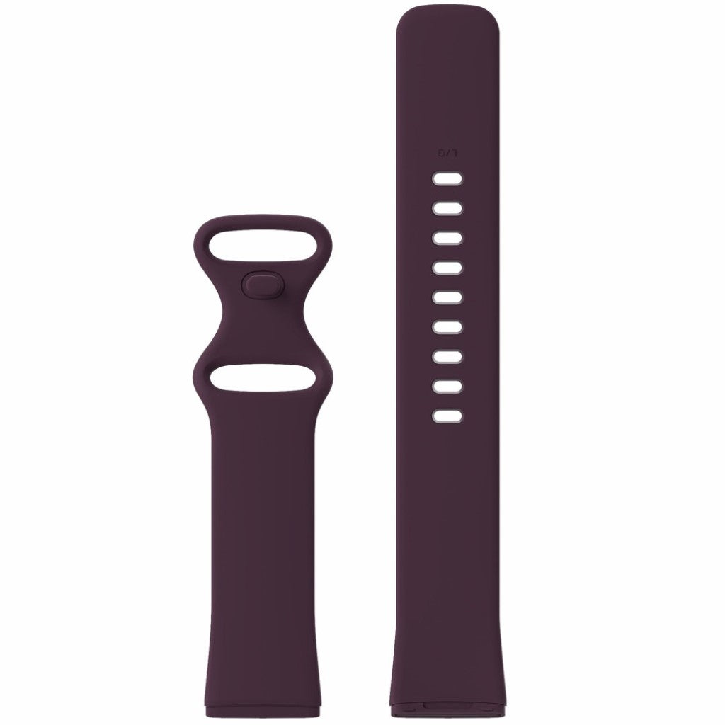 Helt vildt sejt Fitbit Versa 3 / Fitbit Sense Silikone Rem - Størrelse: L - Lilla#serie_14