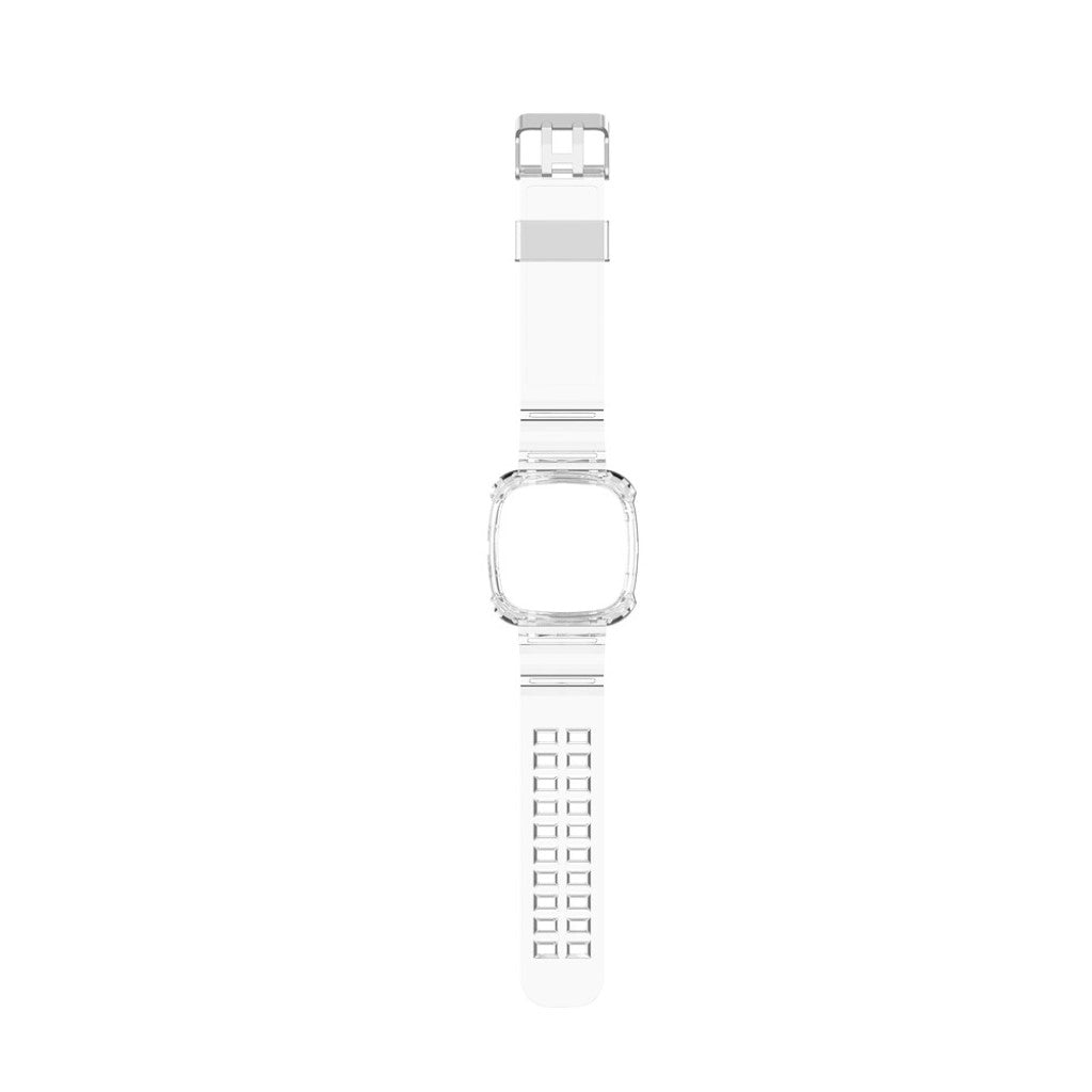 Vildt hårdfør Fitbit Versa 3 / Fitbit Sense Silikone Rem - Gennemsigtig#serie_2