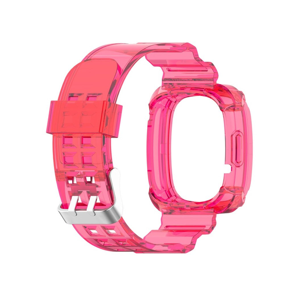Vildt hårdfør Fitbit Versa 3 / Fitbit Sense Silikone Rem - Pink#serie_3