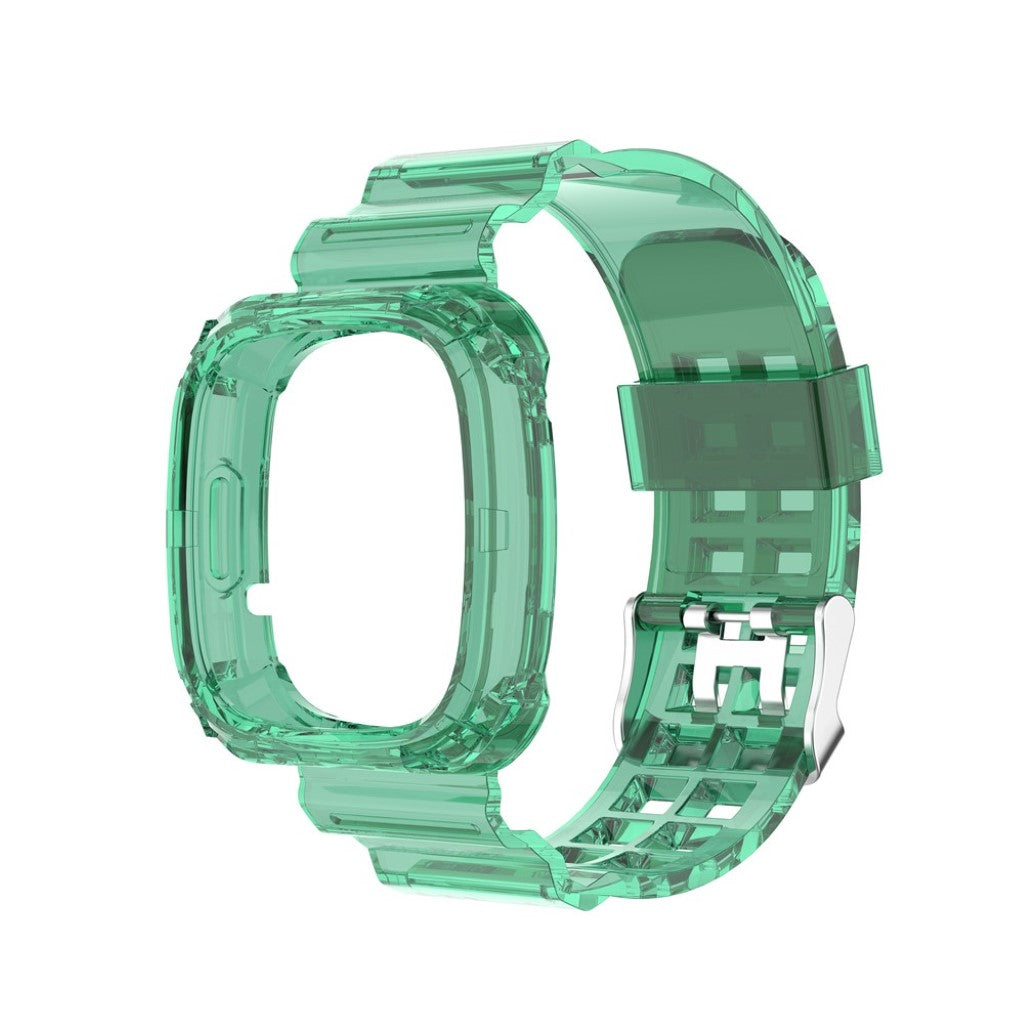 Vildt hårdfør Fitbit Versa 3 / Fitbit Sense Silikone Rem - Grøn#serie_6