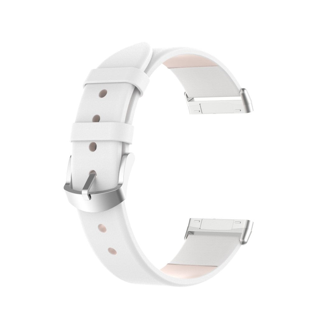 Rigtigt fint Fitbit Versa 3 / Fitbit Sense Silikone Rem - Hvid#serie_2