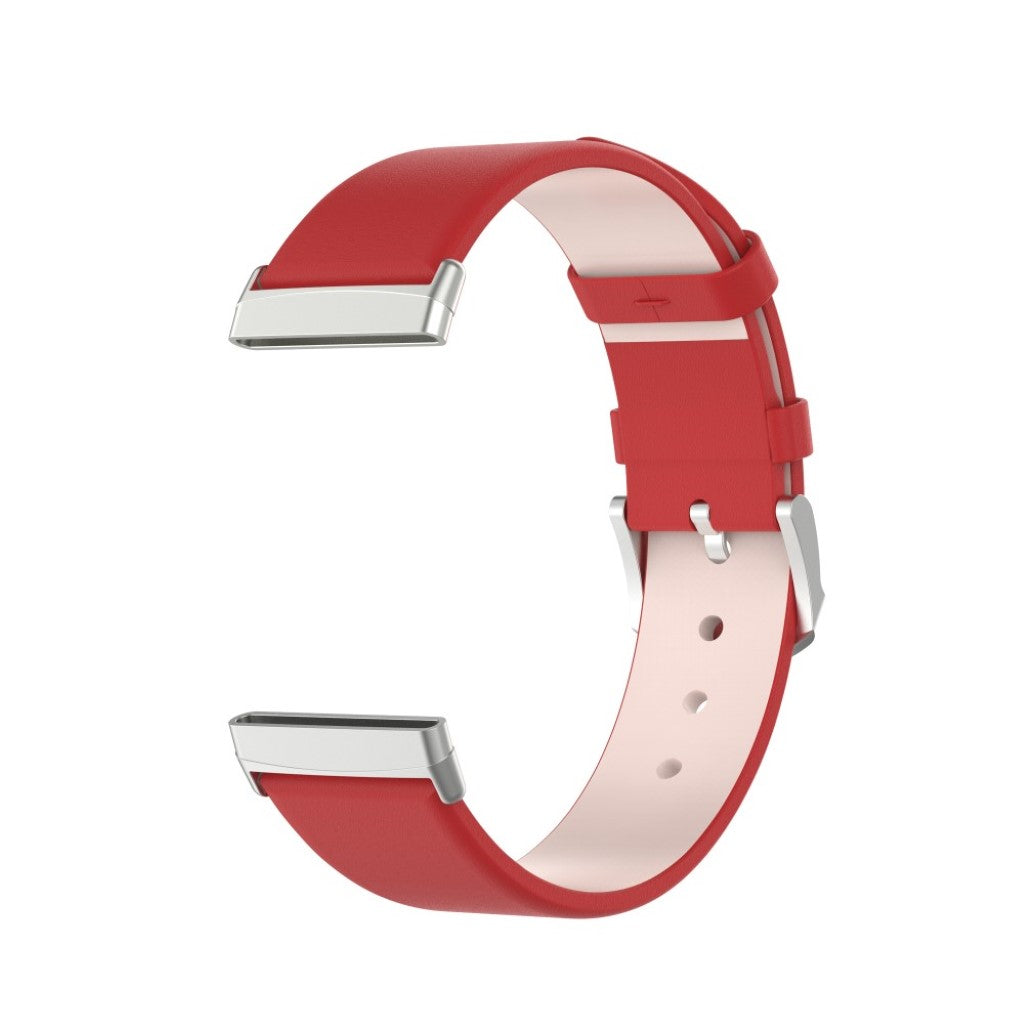 Rigtigt fint Fitbit Versa 3 / Fitbit Sense Silikone Rem - Rød#serie_3