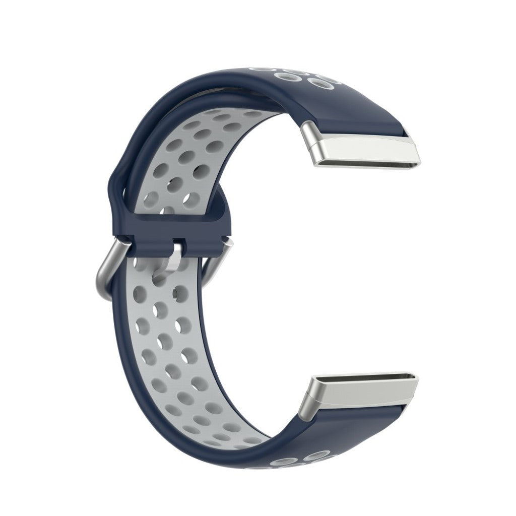 Rigtigt nydelig Fitbit Versa 3 / Fitbit Sense Silikone Rem - Blå#serie_6