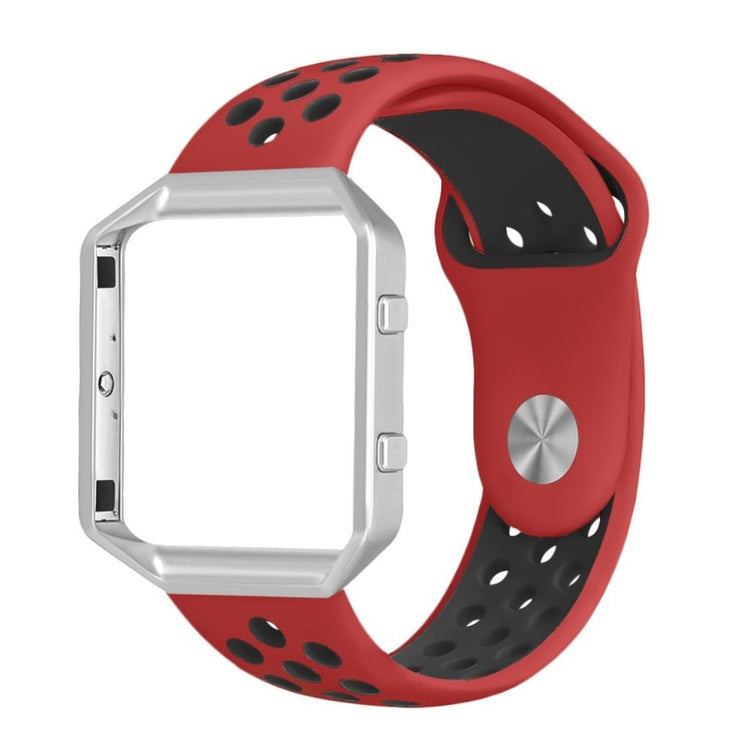 Mega nydelig Fitbit Blaze Silikone Rem - Rød#serie_5
