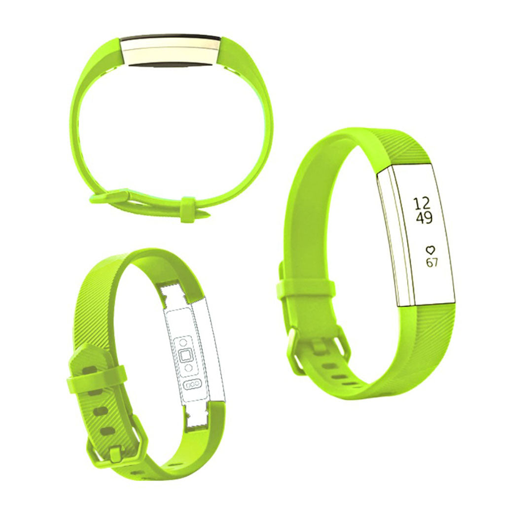 Grøn Fitbit Alta HR / Fitbit Alta Silikone Urrem#serie_6