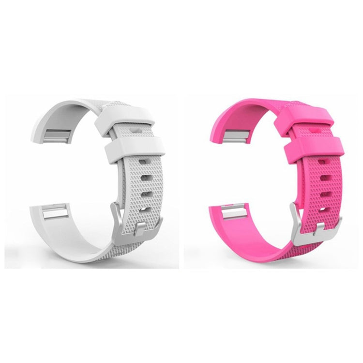 Super nydelig Fitbit Charge 2 Silikone Rem - Pink#serie_3