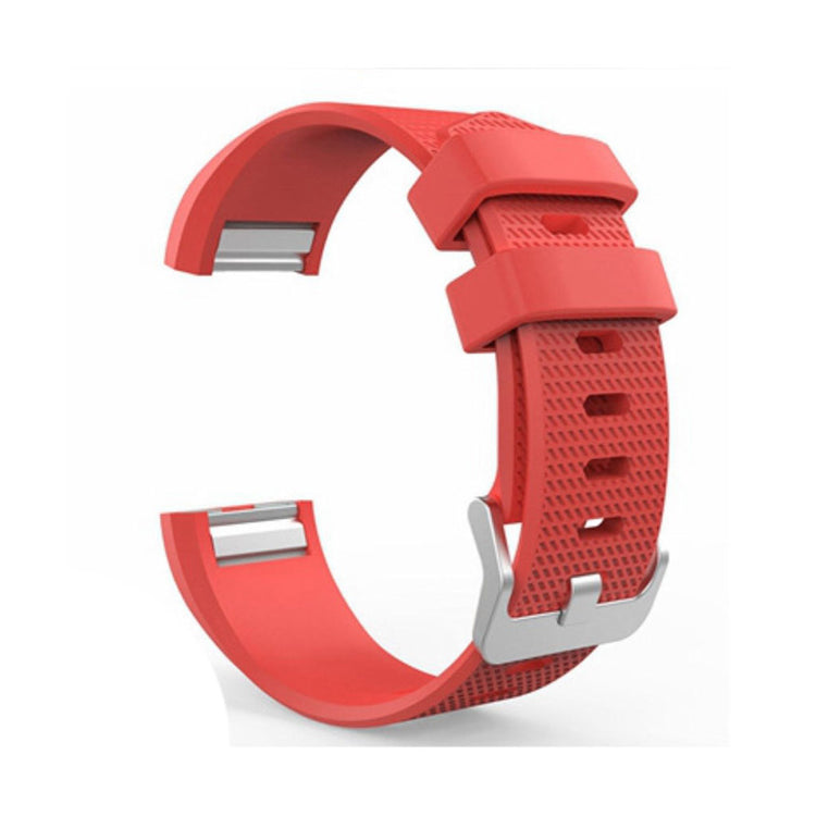 Super nydelig Fitbit Charge 2 Silikone Rem - Rød#serie_7