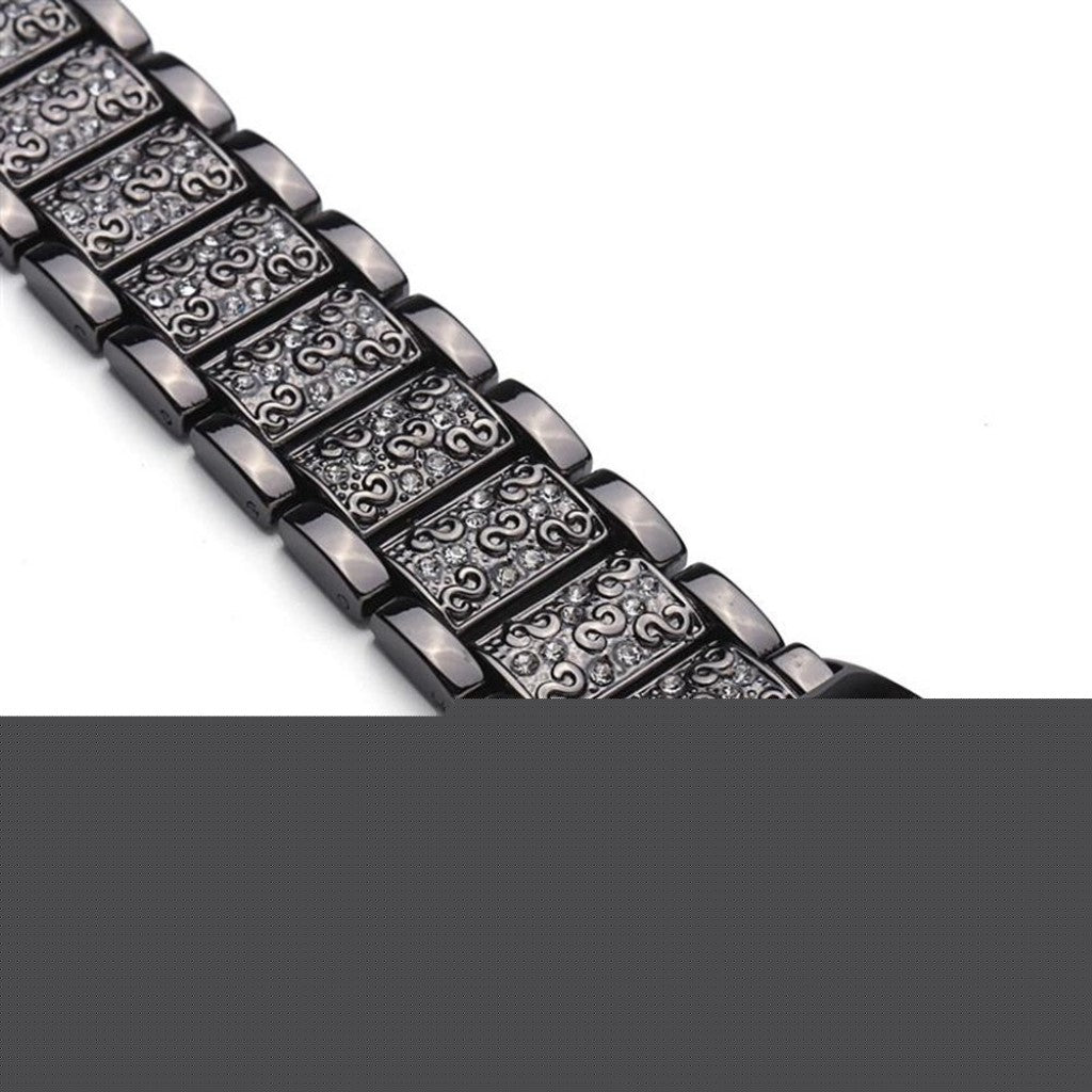 Meget flot Fitbit Charge 2 Metal Rem - Sort#serie_1