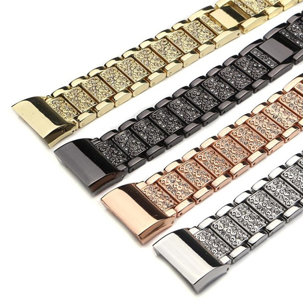 Meget flot Fitbit Charge 2 Metal Rem - Pink#serie_4