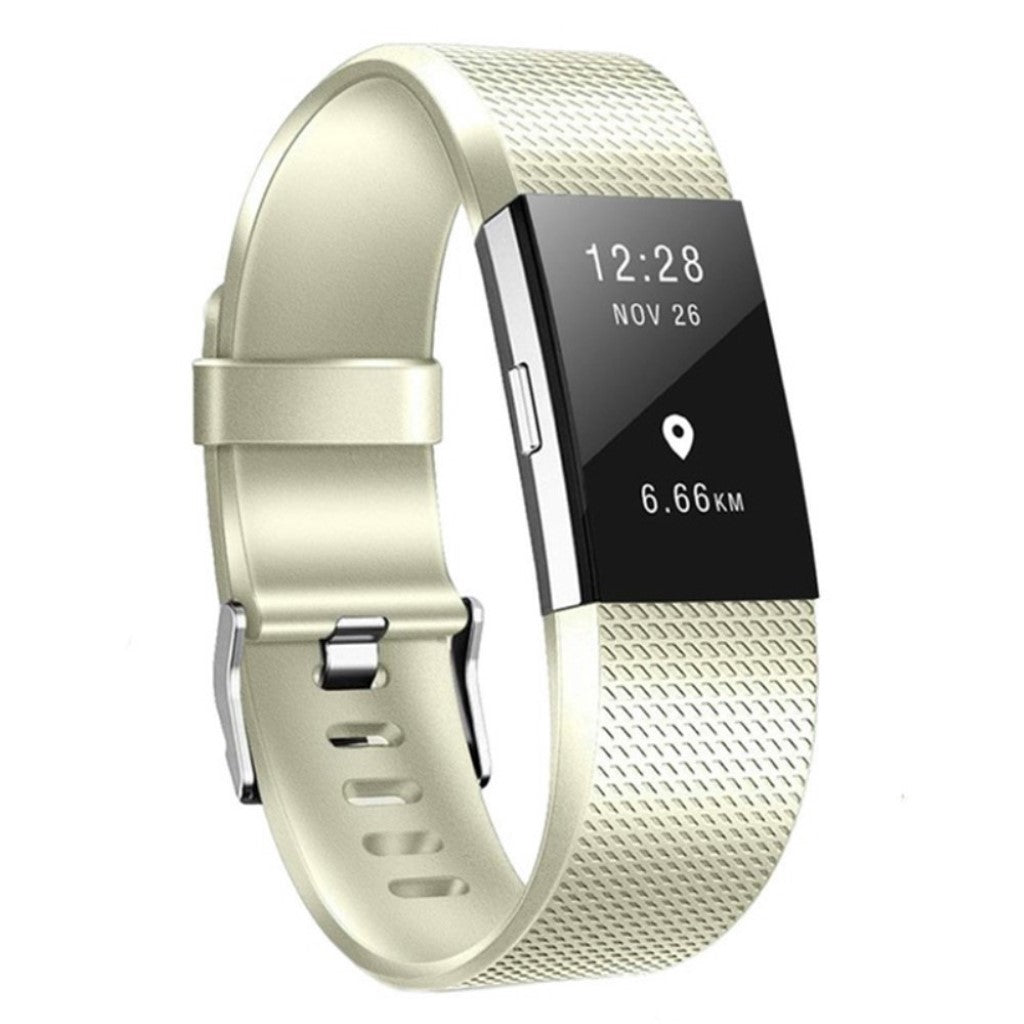Udsøgt Fitbit Charge 2 Silikone Rem - Størrelse: S - Guld#serie_3