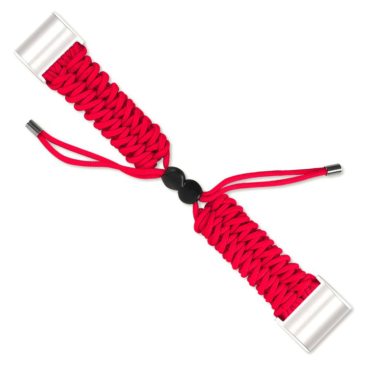 Meget elegant Fitbit Charge 2 Nylon Rem - Rød#serie_3