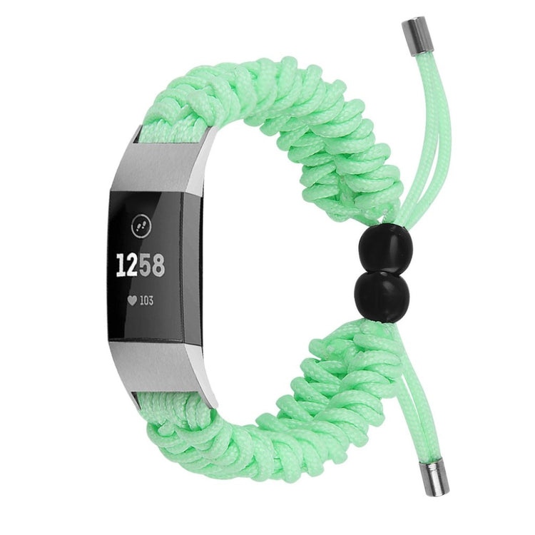 Meget elegant Fitbit Charge 2 Nylon Rem - Grøn#serie_5