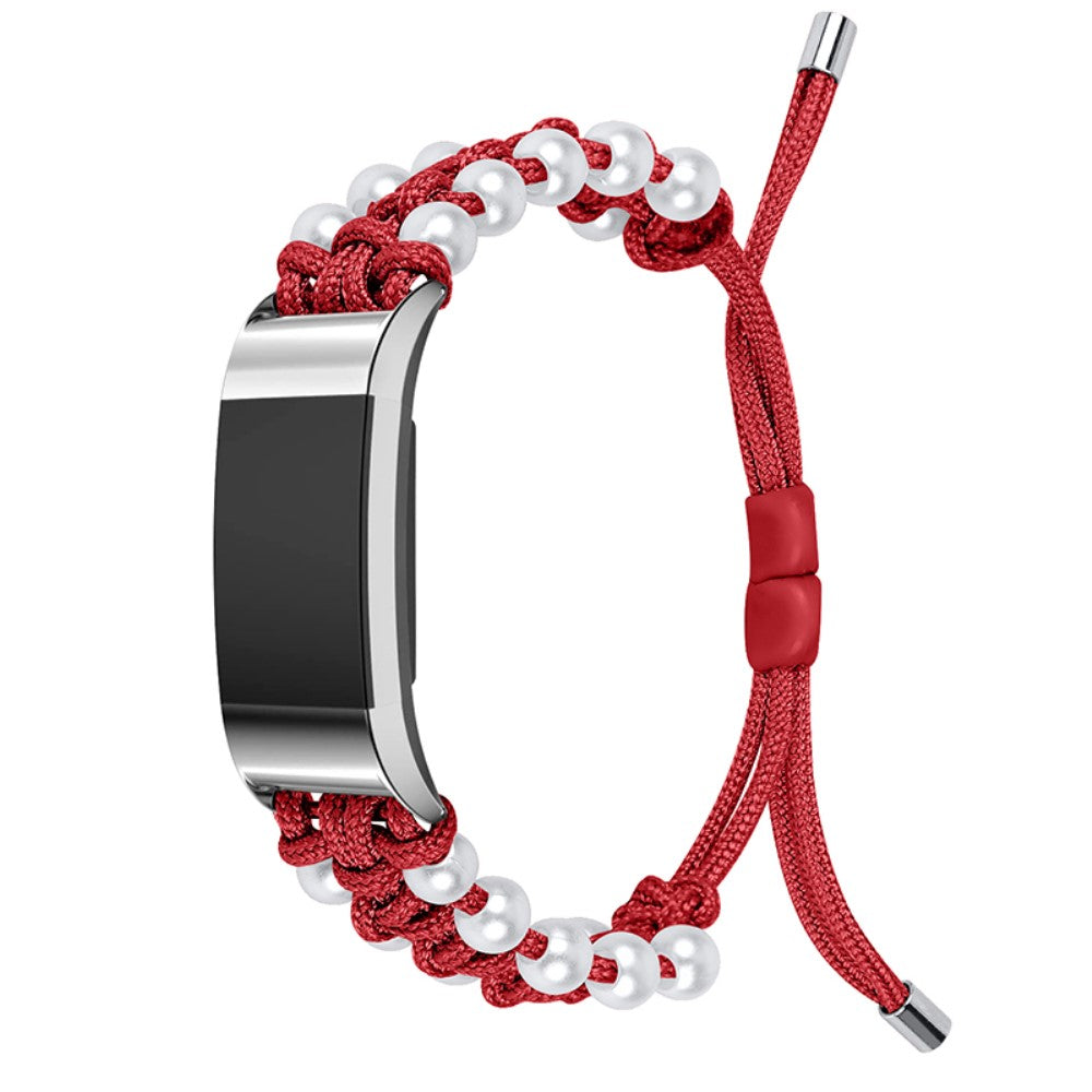 Godt Fitbit Charge 2 Nylon Rem - Rød#serie_4